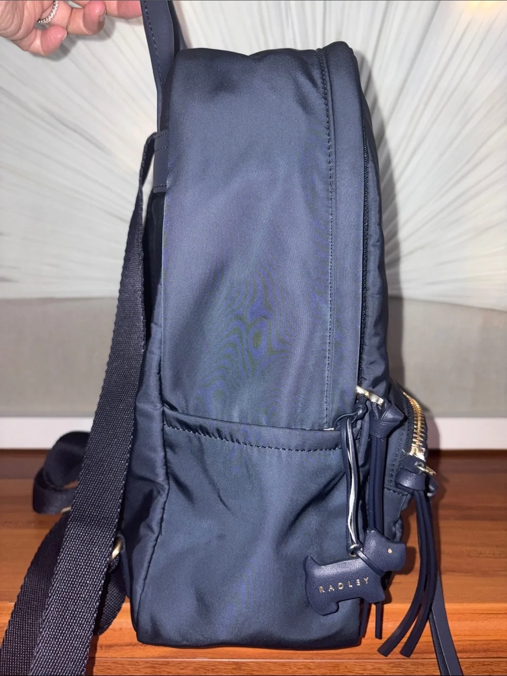RADLEY LONDON Navy Zip Pocket Backpack